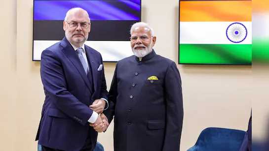 फ्रांस : प्रधानमंत्री मोदी की एस्टोनियाई राष्ट्रपति से मुलाकात, साइबर सुरक्षा सहयोग पर हुई चर्चा